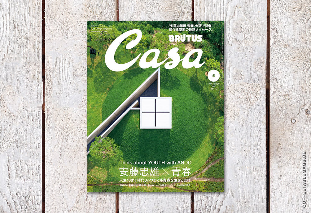 Casa Brutus – Number 301: Thinking about YOUTH with ANDO – Cover