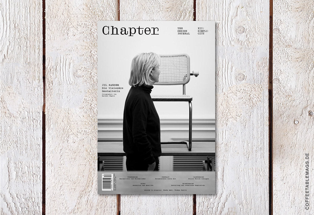 Chapter Magazine – Number 12: Simplicity – Cover