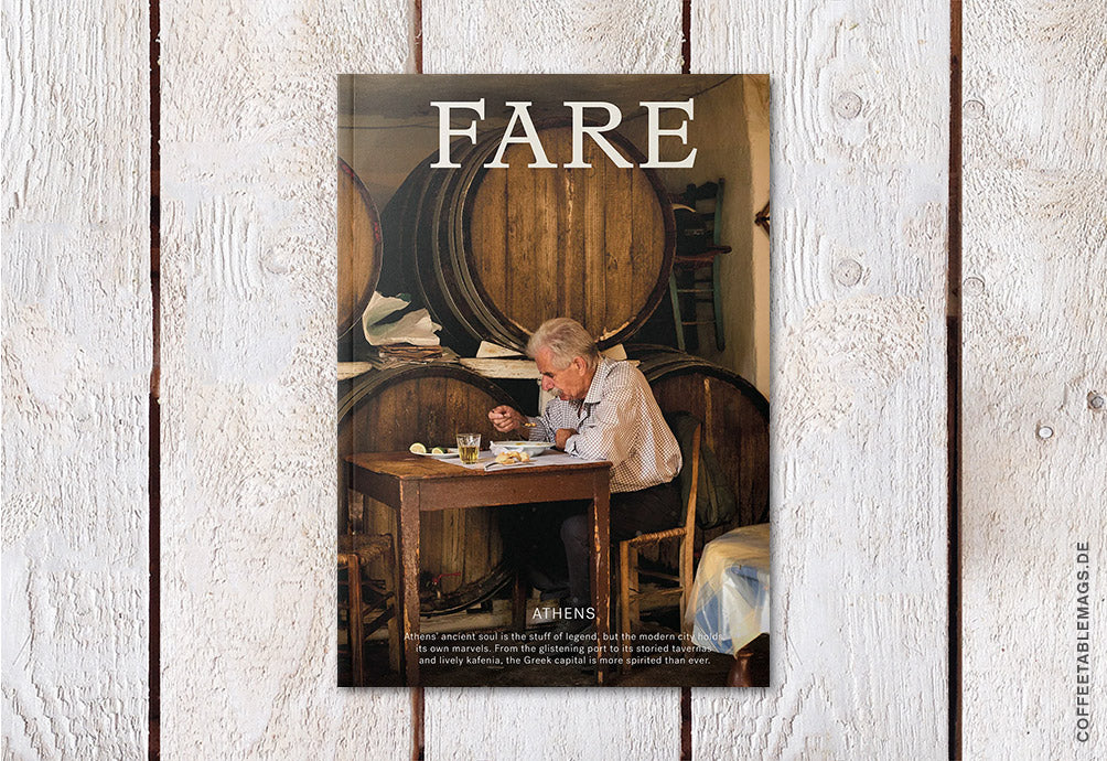 Fare Magazine – Issue 19: Athens, cover, food & travel magazine