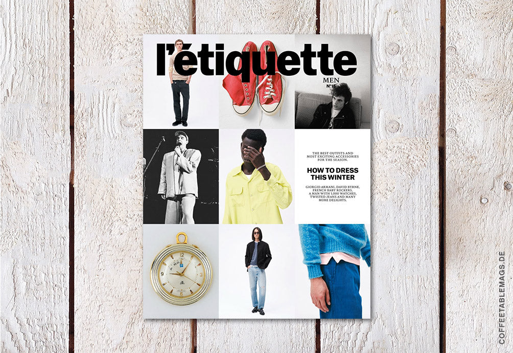 L’étiquette Men –  Issue 15: Autumn/Winter 25 (UK Version) – Cover