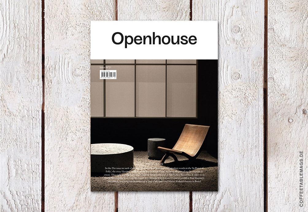 Openhouse Magazine – Issue 21: In Praise of Folly – Cover 04