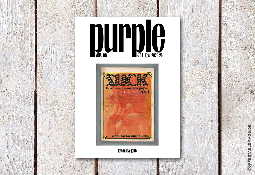 Purple – Issue 44: The Analog Issue – Cover