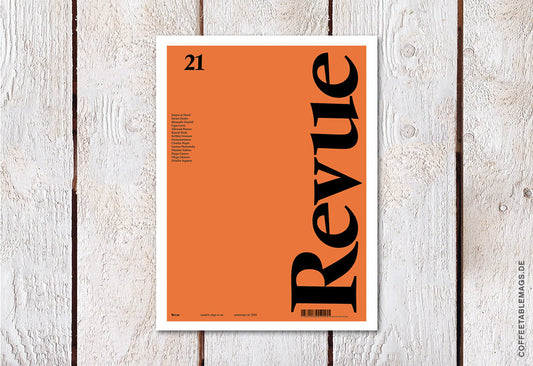 Revue – Issue 21, cover, fashion magazine