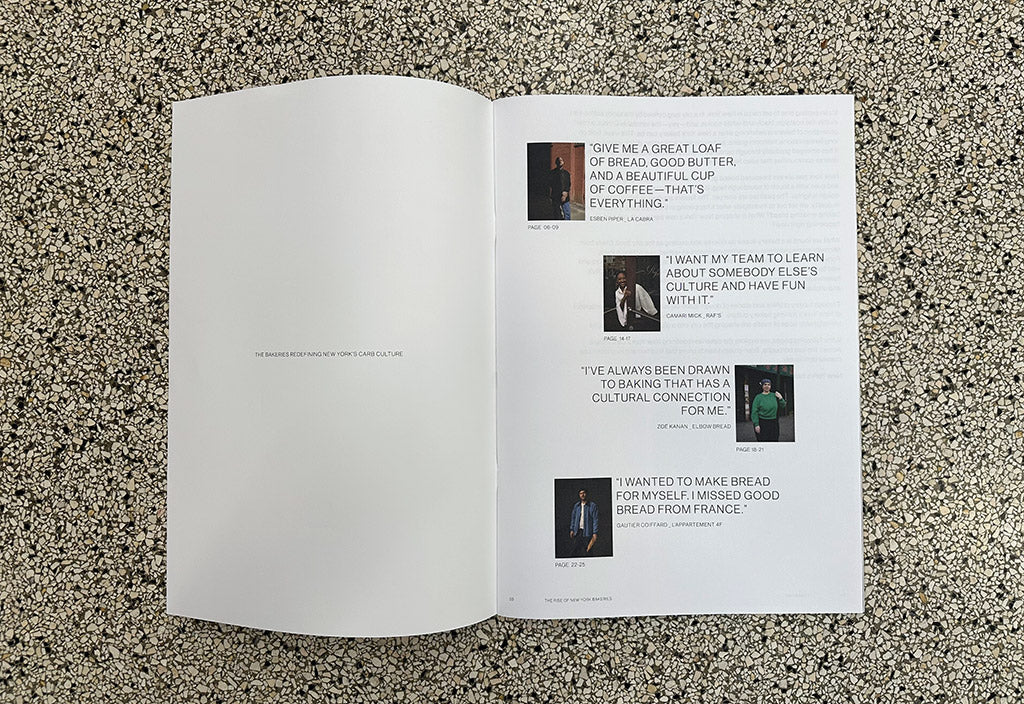 Tipster Zine – Issue 01: The Rise of New York Bakeries – Inside 01