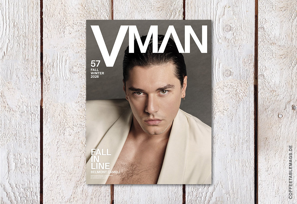 VMAN – Issue 57: Fall in Line, cover: Belmont Cameli