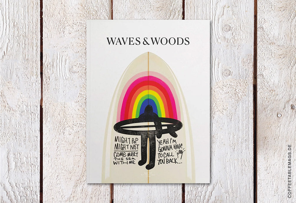 Waves & Woods – Issue 47, cover, surf and outdoor magazine