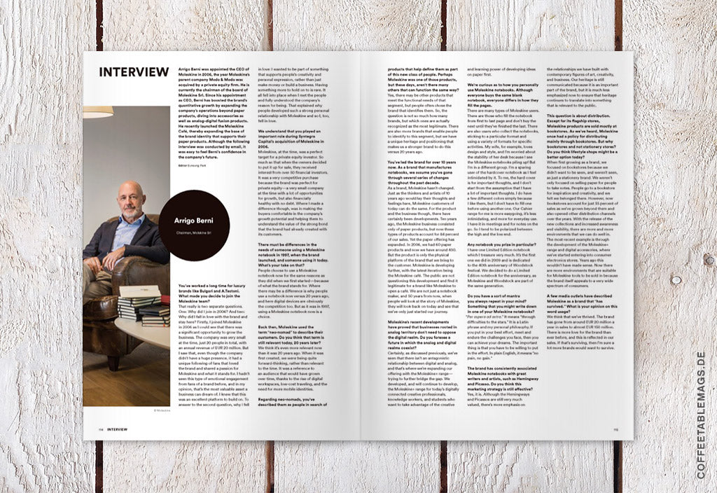 Magazine B – Issue 62: Moleskine – Inside 12