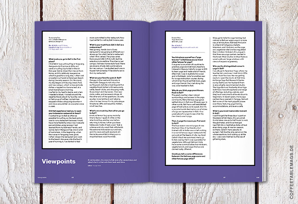 Magazine B – Issue 82: Bali  – Inside 05