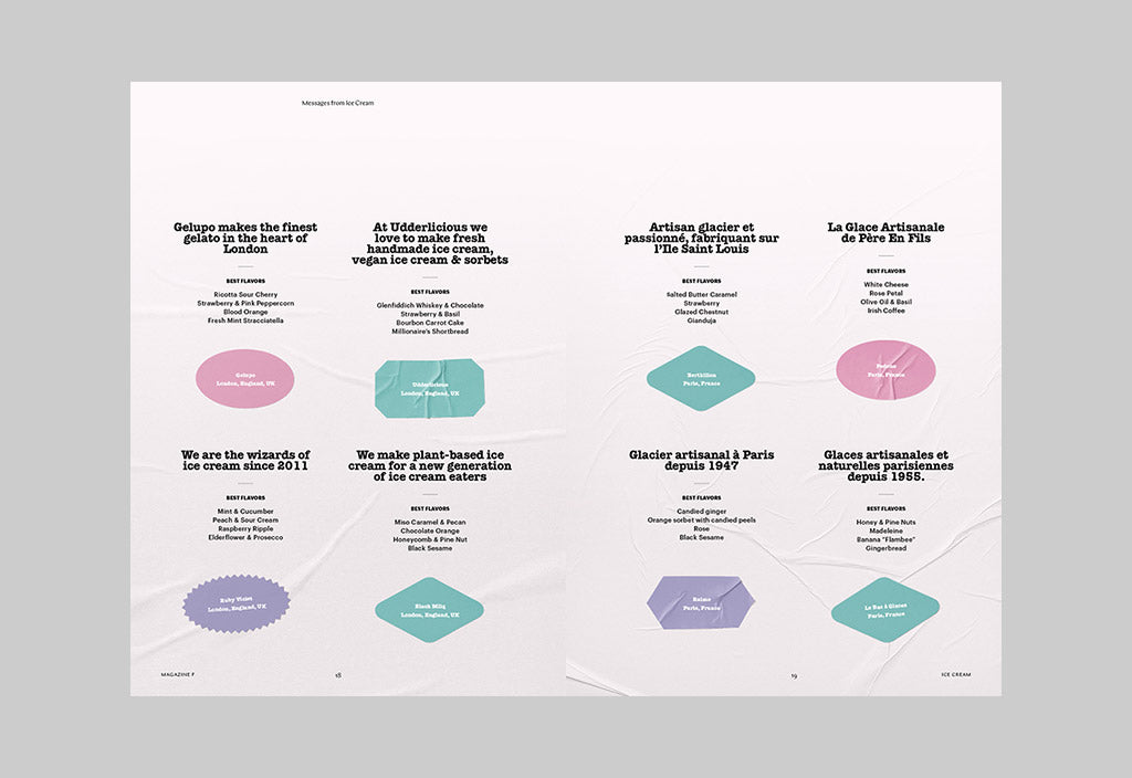Magazine F – Issue 17: Ice Cream – Inside 03