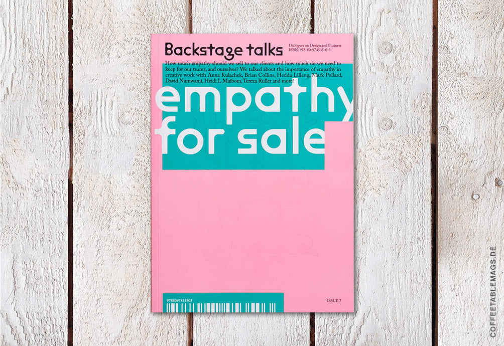 Backstage Talks – Issue 7: Empathy for sale – Cover