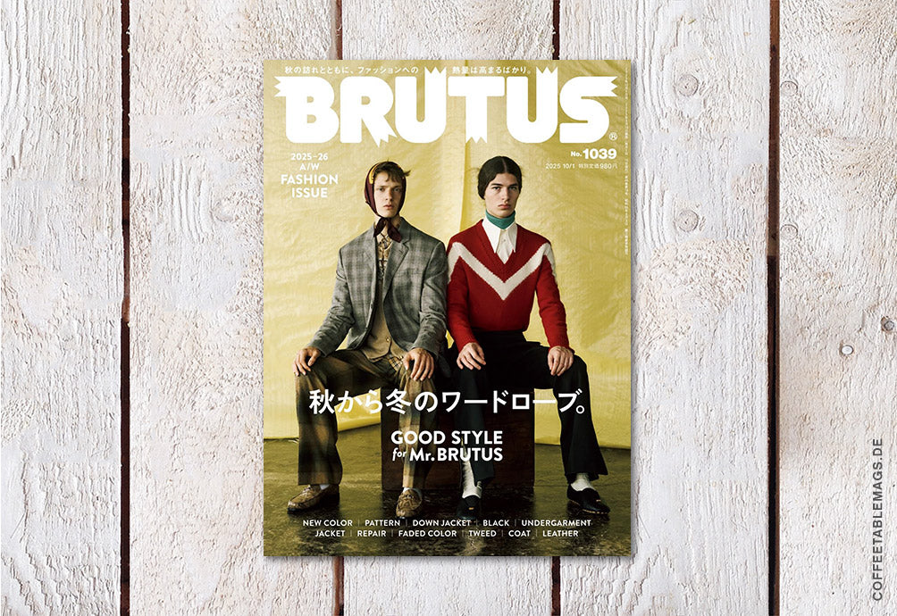 BRUTUS Magazine – Number 1039: Good Style for Mr. Brutus – Cover
