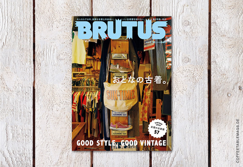 BRUTUS Magazine – Number 988 – Cover