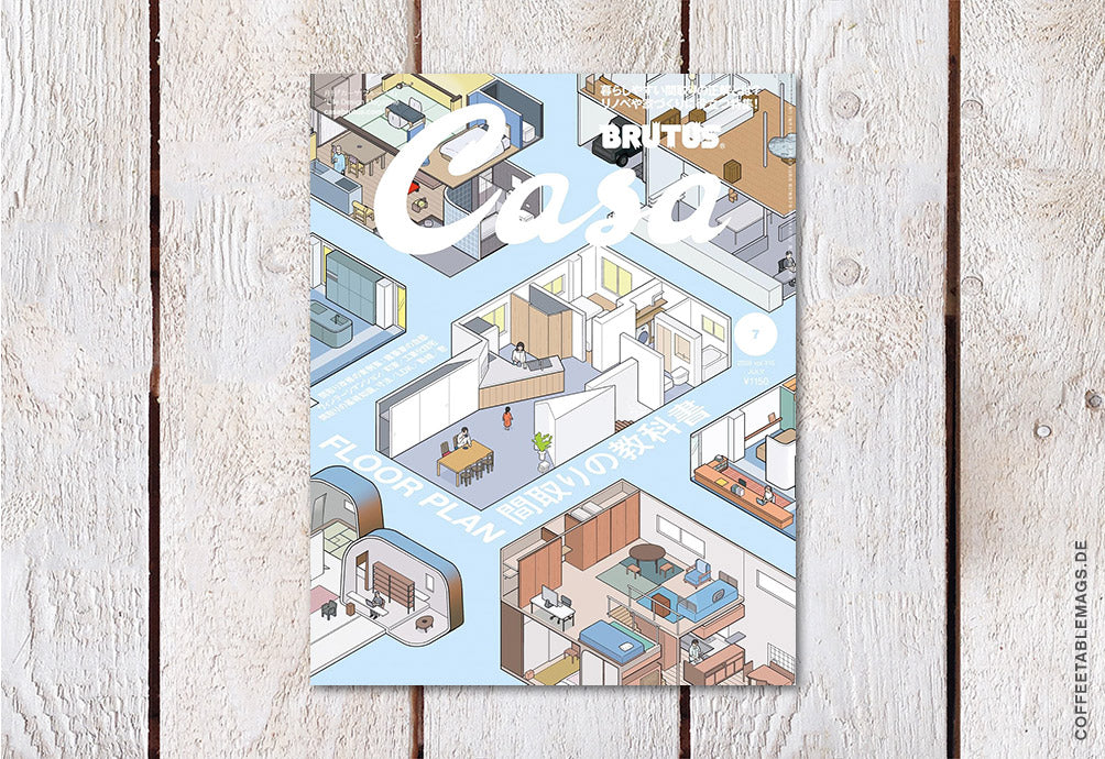 Casa Brutus – Number 315: Floor Plan, cover, japanese interior design magazine