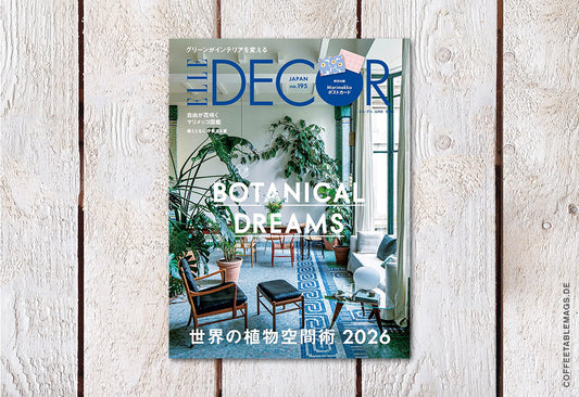 Elle Decor Japan – Number 195: Botanical Dreams, cover, japanese interior design magazine