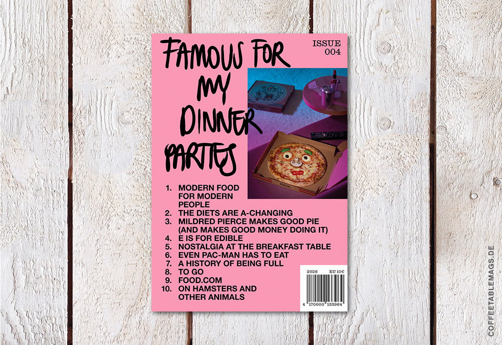 Famous for my dinner parties – Issue 04, cover, food magazine