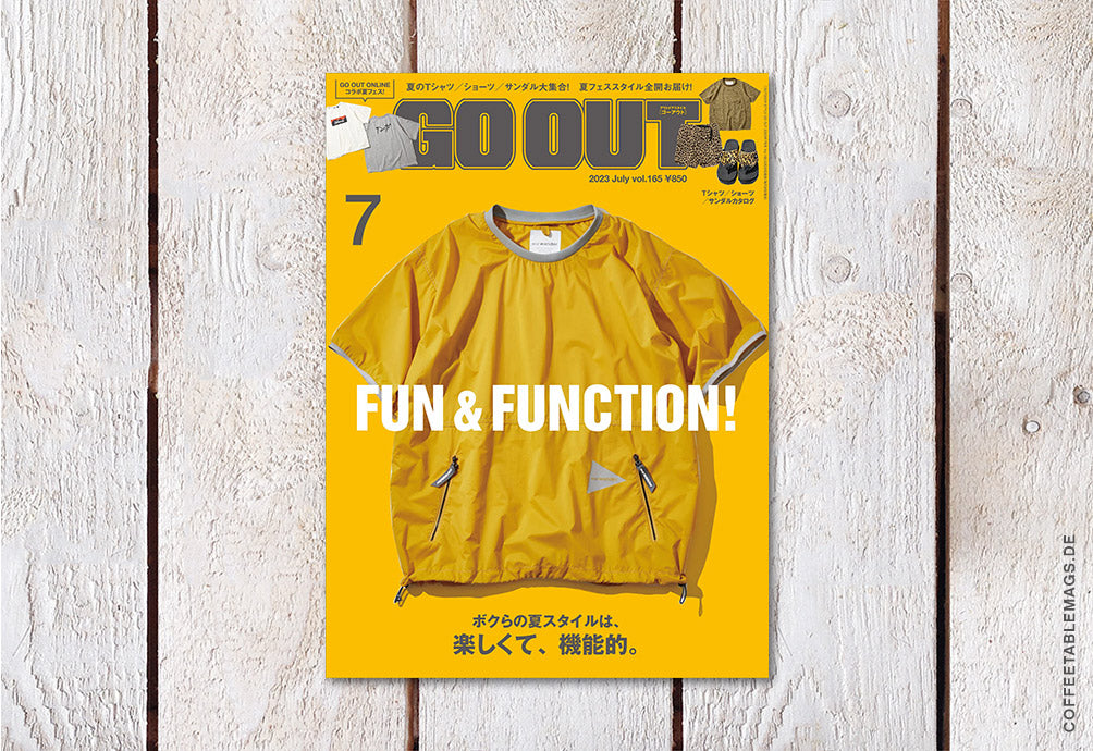 GO OUT – Volume 165: Fun & Function! – Cover