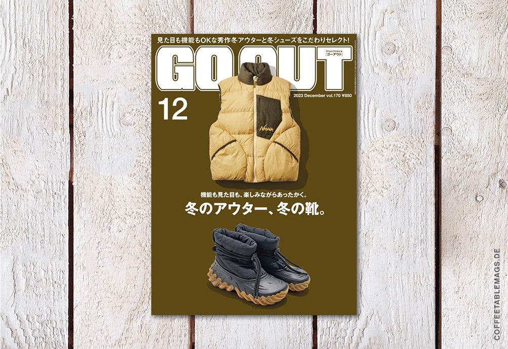 GO OUT – Volume 170: Winter Outerwear, Winter Shoes – Cover