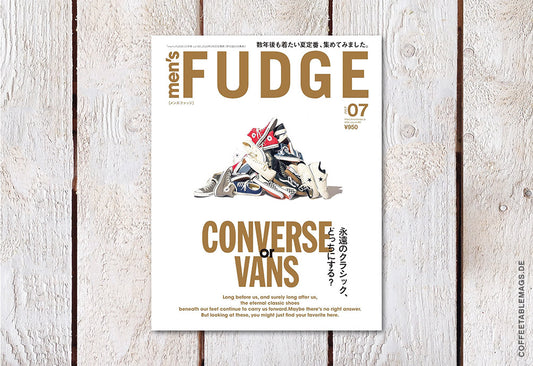 men’s FUDGE – Volume 183: CONVERSE or VANS?, cover, japanese men’s fashion magazine
