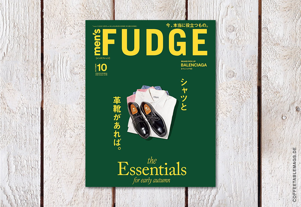 men’s FUDGE – Volume 185: The Essentials for Early Autumn, cover
