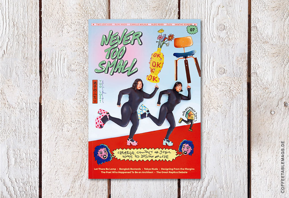 Never Too Small Magazine – Issue 7, cover, small homes and design magazine