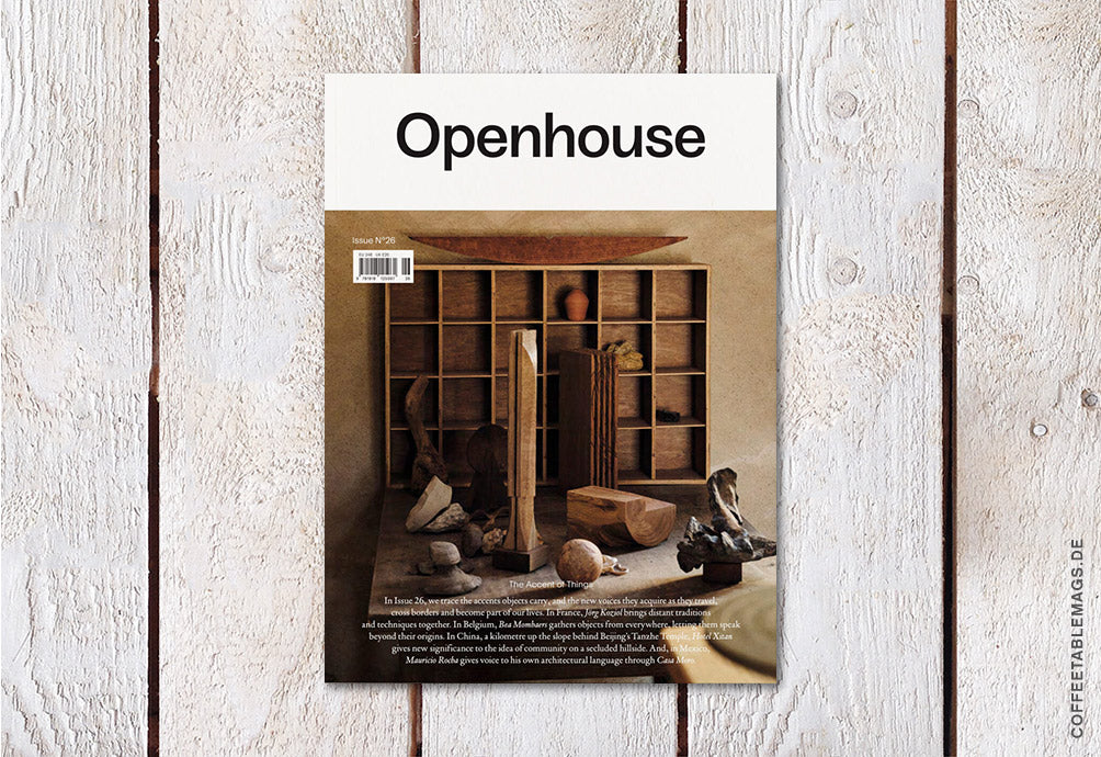 Openhouse Magazine – Issue 26: The Accent of Things, cover 02