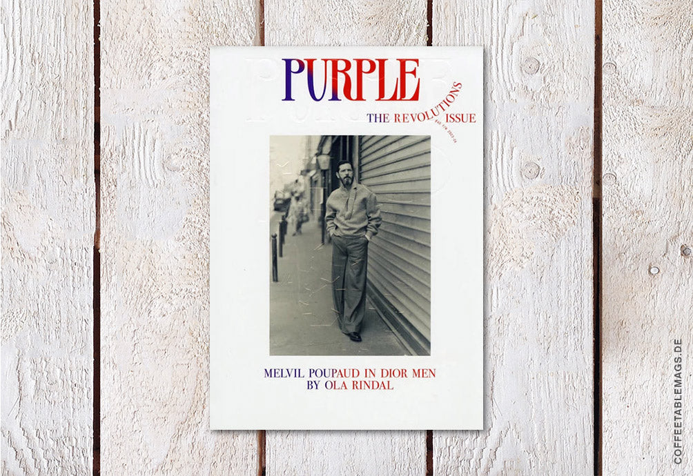 Purple – Issue 40: The Revolutions Issue – Cover: Melvil Poupaud in Dior Men by Ola Rindal