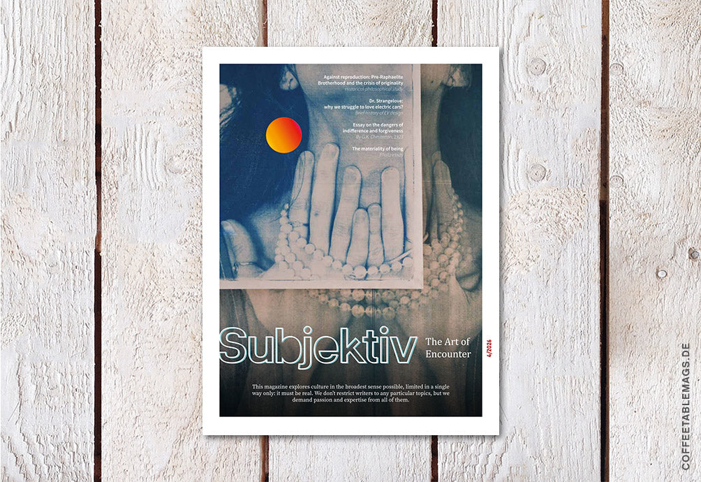 Subjektiv Magazine – Issue 01, cover