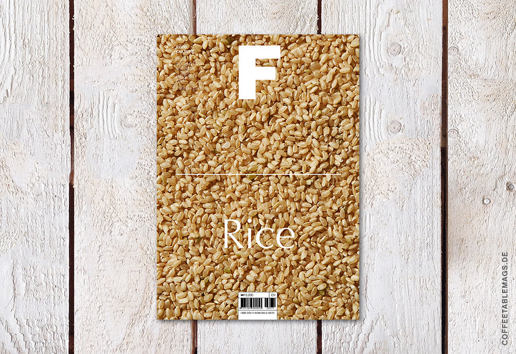 Magazine F – Issue 05: Rice – Cover