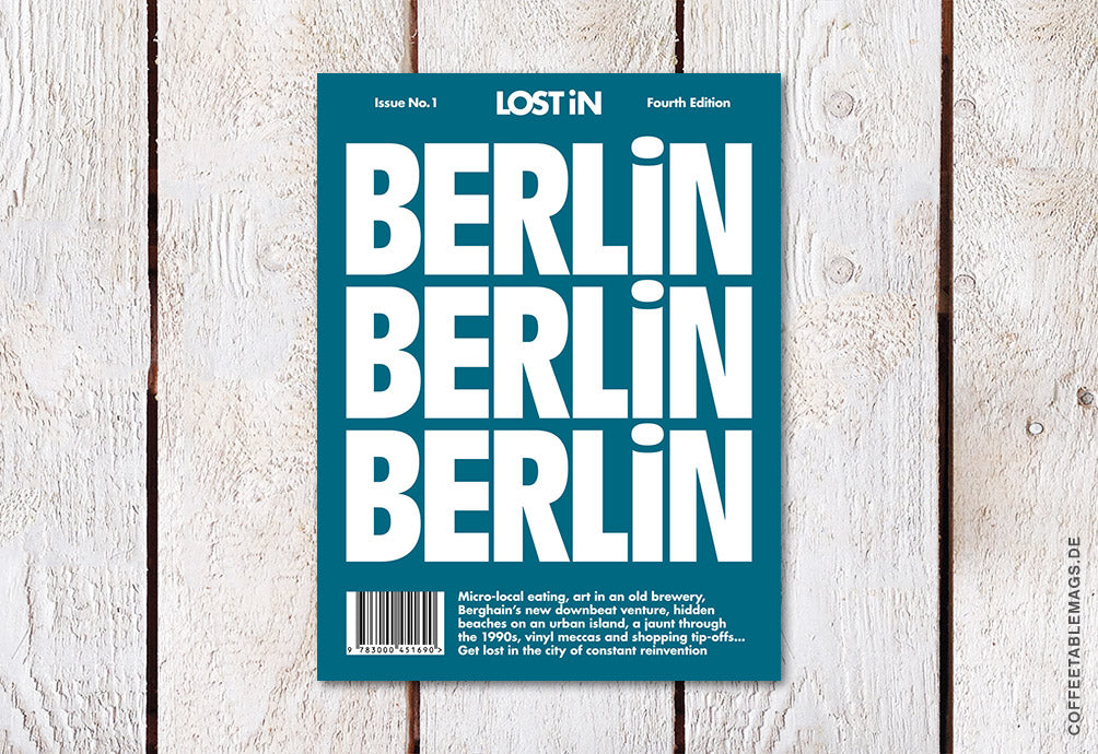 LOST iN City Guide – Issue 01 – Berlin (fourth edition) – Cover