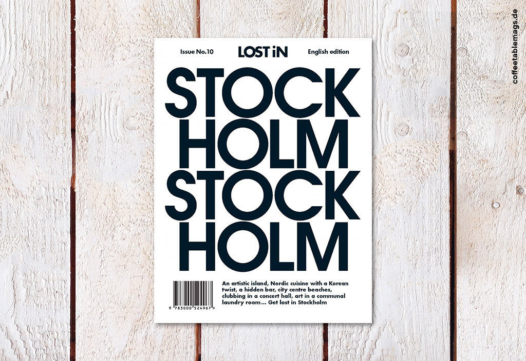 LOST iN City Guide – Issue 10 – Stockholm – Cover