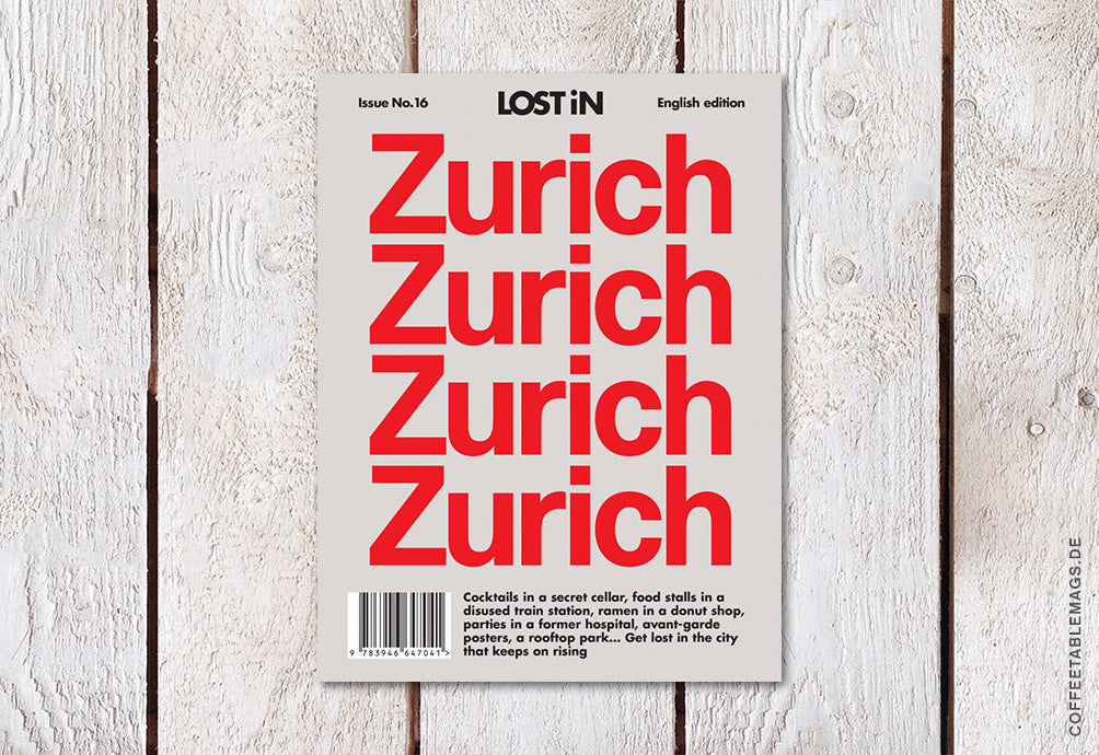 LOST iN City Guide – Issue 16: Zurich – Cover