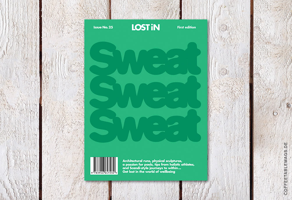 LOST iN City Guide – Issue 25: Sweat – Cover