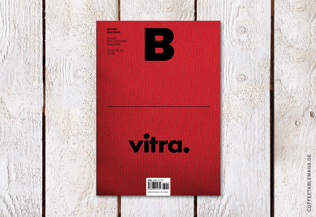 Magazine B – Issue 33 (Vitra) – Cover