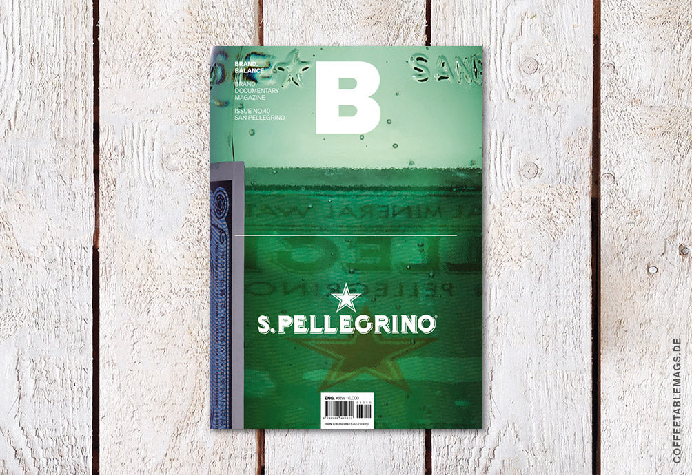 Magazine B – Issue 40: San Pellegrino – Cover