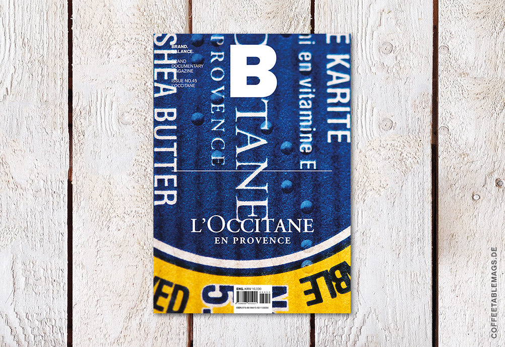 Magazine B – Issue 45: L’Occitane – Cover