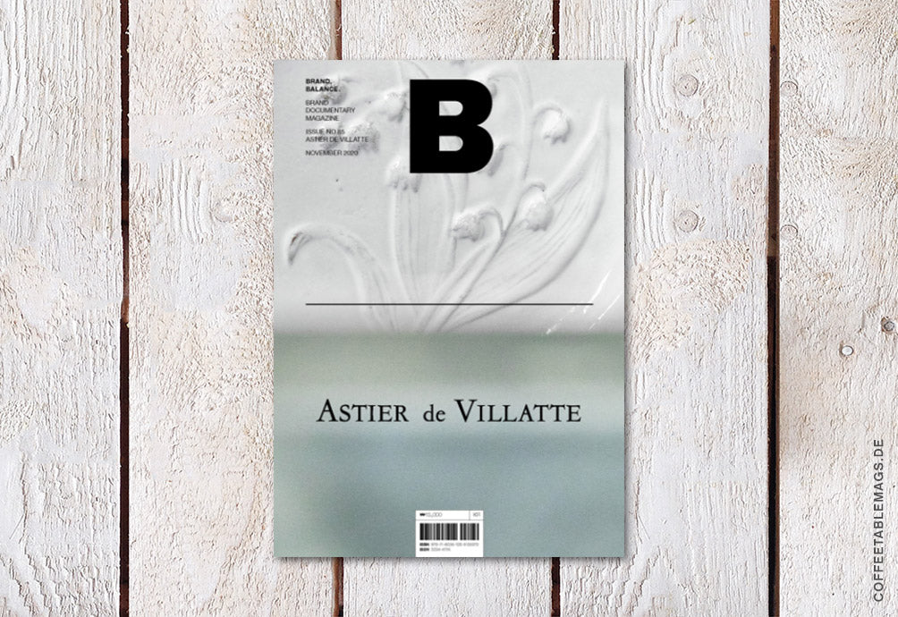 Magazine B – Issue 85: Astier de Villatte – Cover
