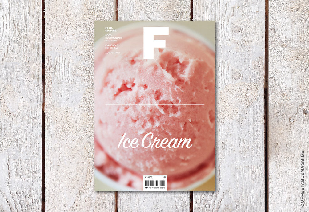 Magazine F – Issue 17: Ice Cream – Cover