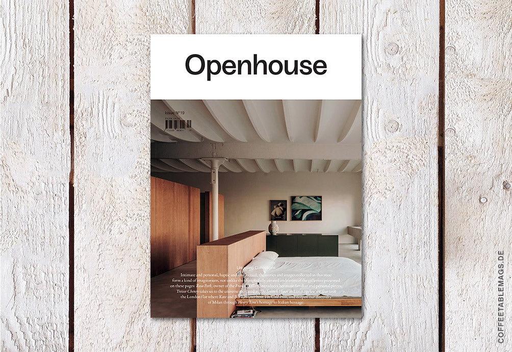 Openhouse Magazine – Issue 19: Lingering Collections – Cover 01