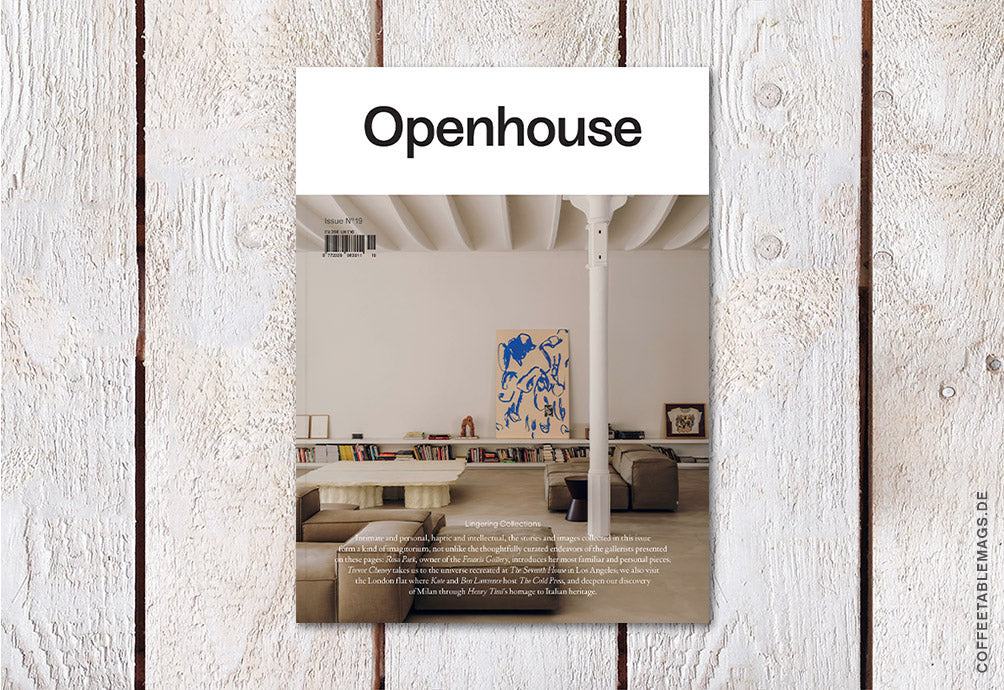 Openhouse Magazine – Issue 19: Lingering Collections – Cover 02