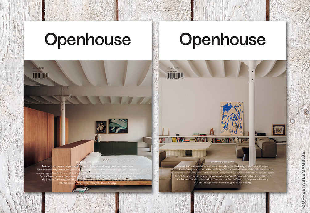 Openhouse Magazine – Issue 19: Lingering Collections – Cover